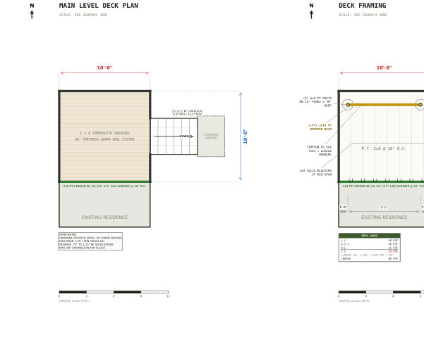 Planning set cover, 10x10 Deck Plans